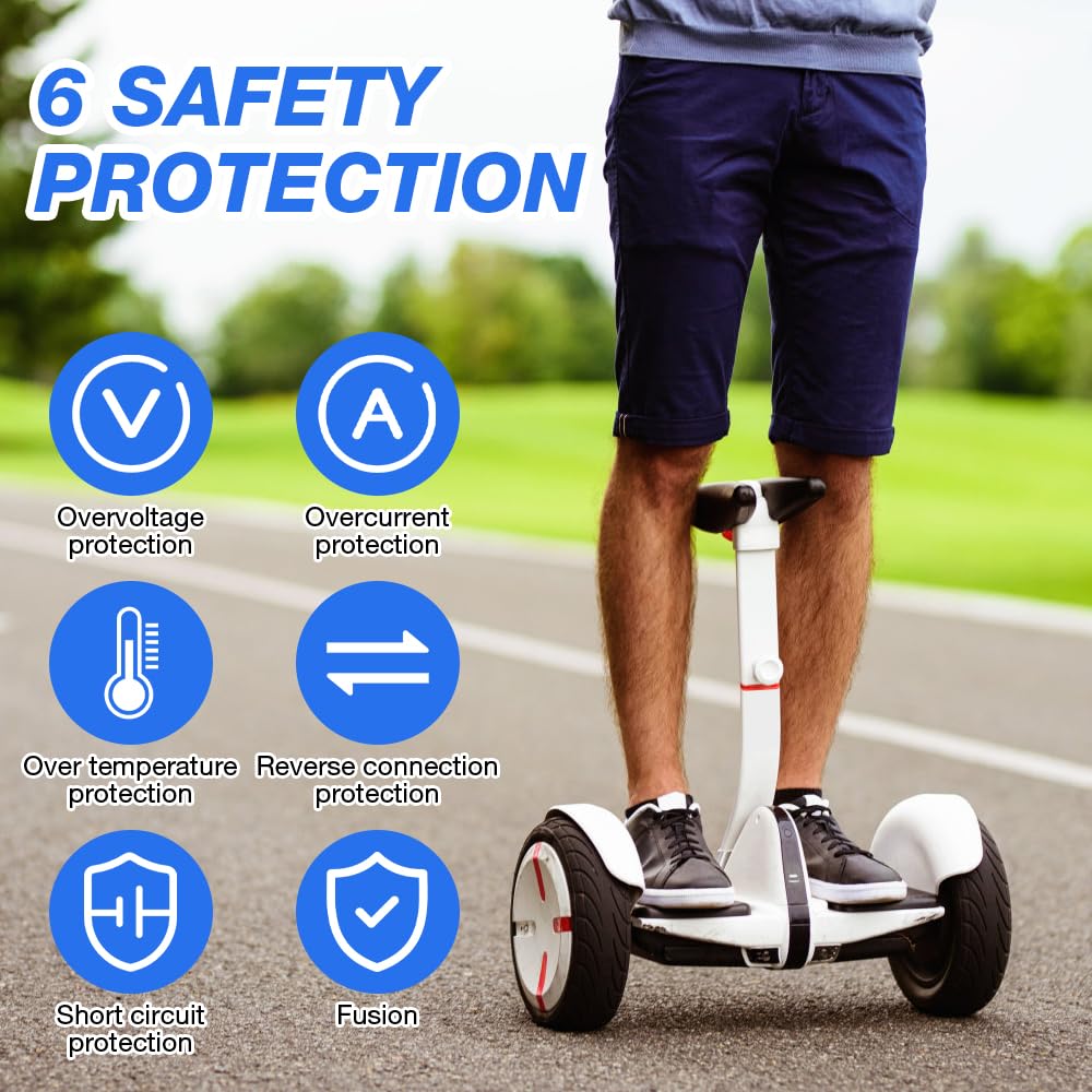 Suchergebnis Auf Für: Hoverboard Ladekabel 42v 2a