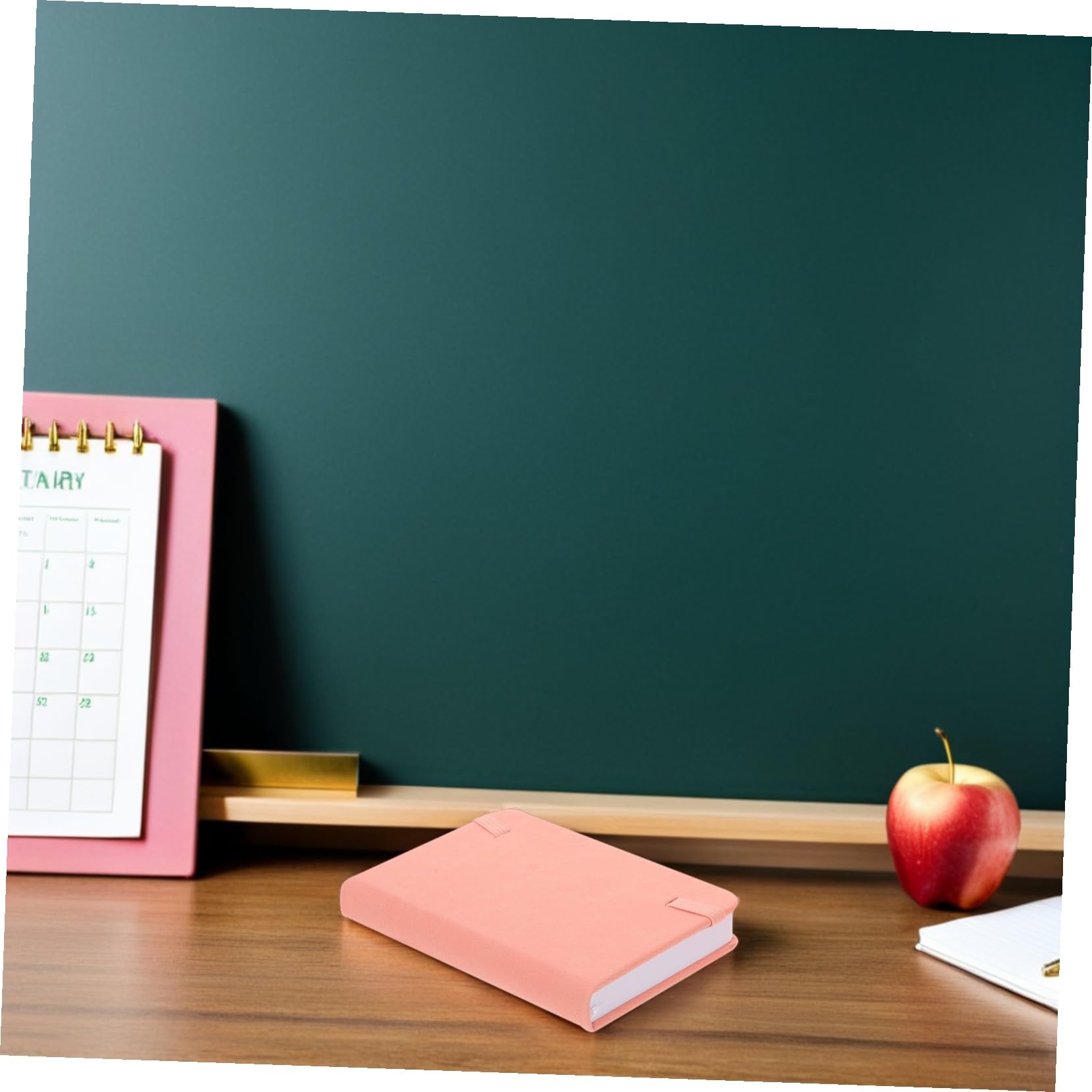 Tofficu 10 Stück-pack Tragbares Kleiner Notebook aus Pu Leder | A7 Format, Rosa Hardcover, Blanke Seiten, Minimalistischer Stil, Einschulung Deko, für Tasche, Büro und Reisen