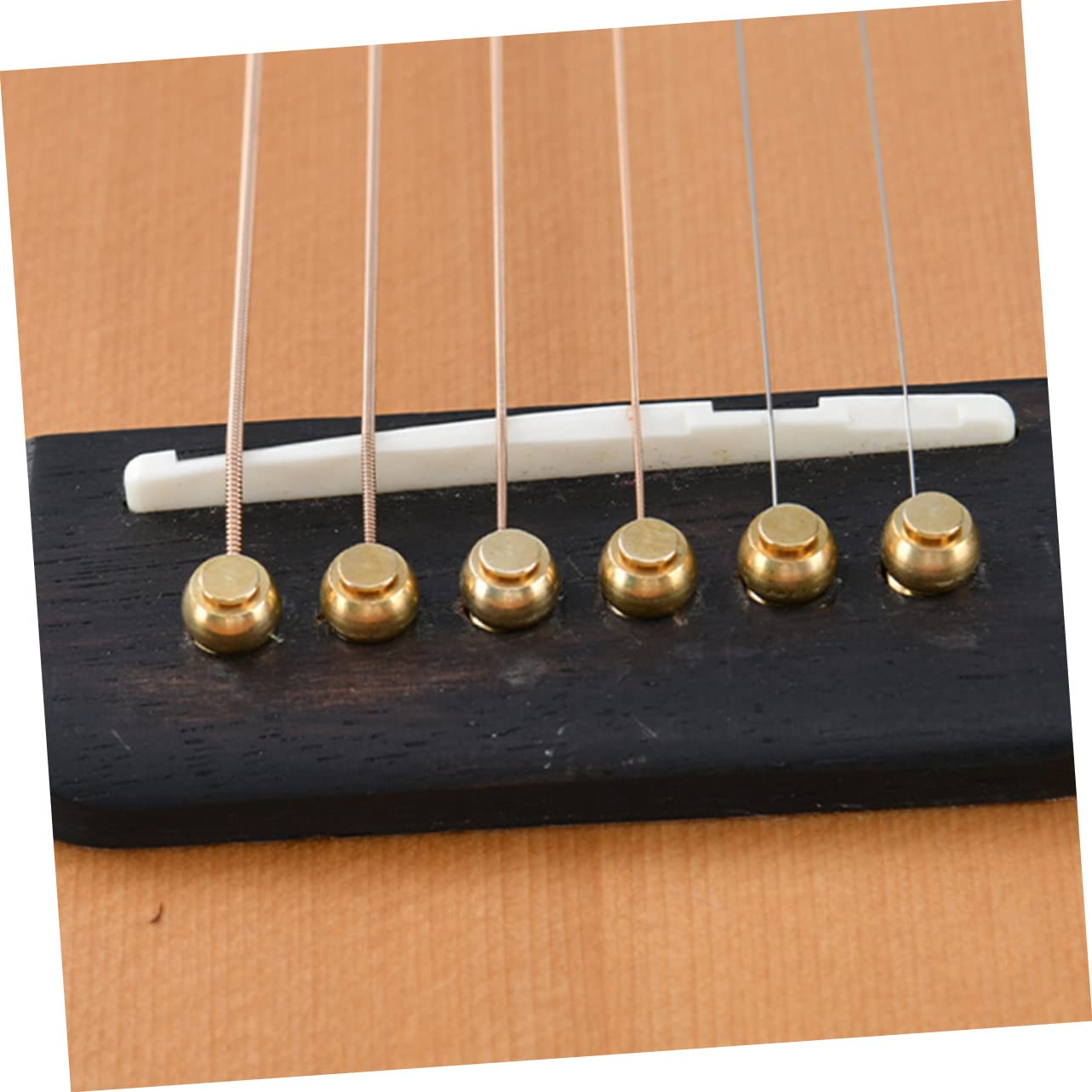 ibasenice 60piezas Pasadores De Cuerda Para Guitarra Acústica y Eléctrica Accesorios De Afinación Para Instrumentos De Cuerda