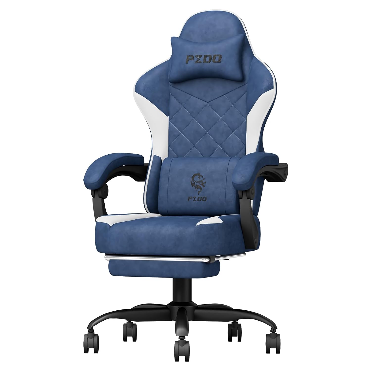 Gaming Chairs for Adults, Gamer Chair Fabric Gaming Chairs with Footrest, Ergonomic Computer Gaming Chair High Back PC Chair with Wide Cushion,...