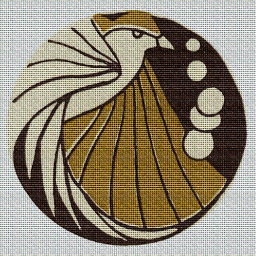 Art Needlepoint Bird Coaster Needlepoint Kit Set of Two