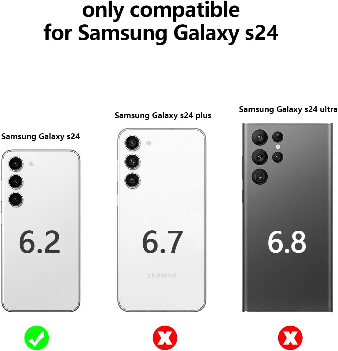 Tuokiou Clear Wallet Phone Case for Samsung Galaxy S24/S25, Upgrade Card Slot Case, Slim Fit Protective Soft TPU Shockproof Wallet Case with Cute Card Holder Pocket for Galaxy S24/S25 6.2"(Clear) - Image 2