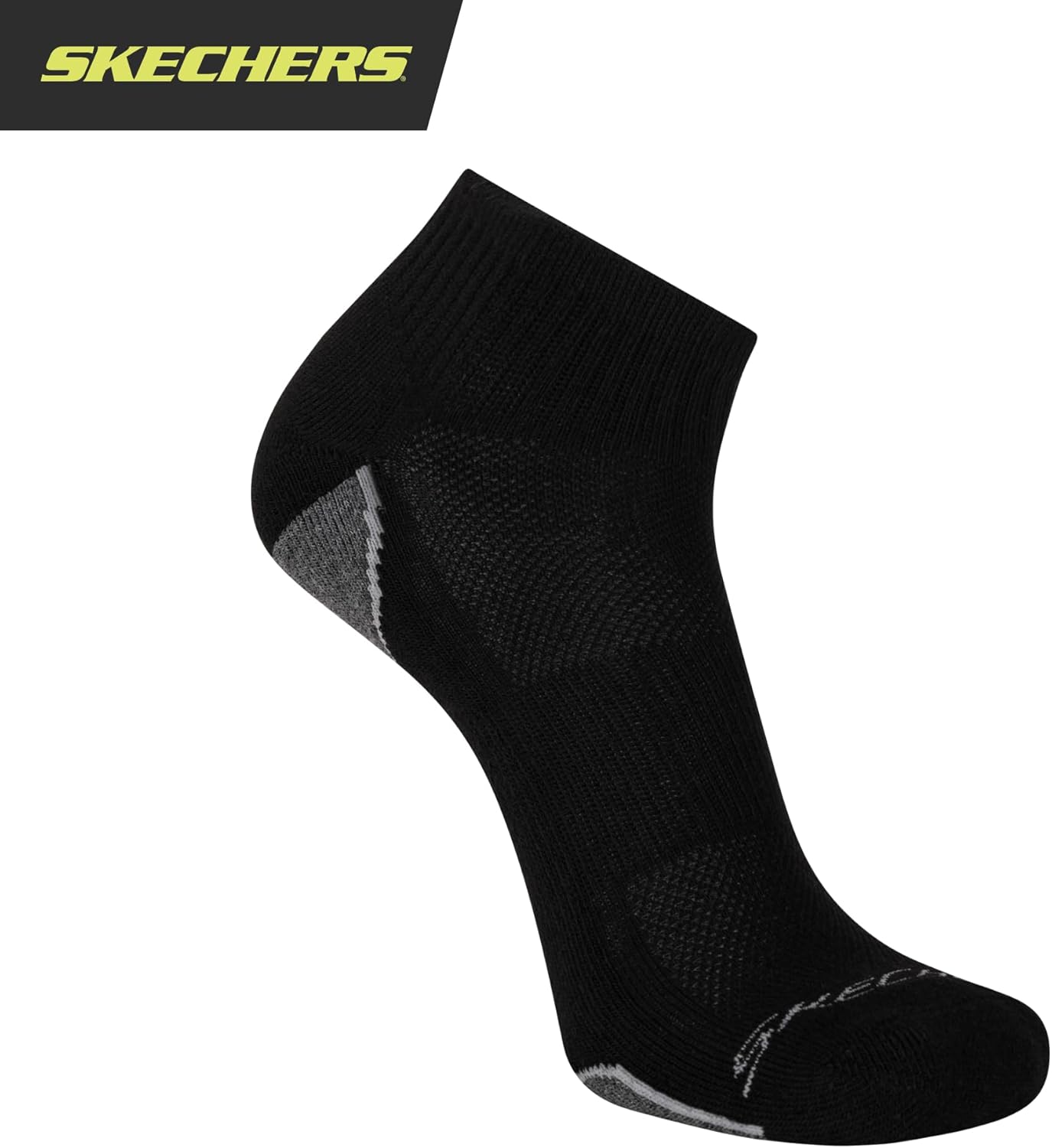 Skechers Men's 6 Pack Quarter Crew Socks - Image 5