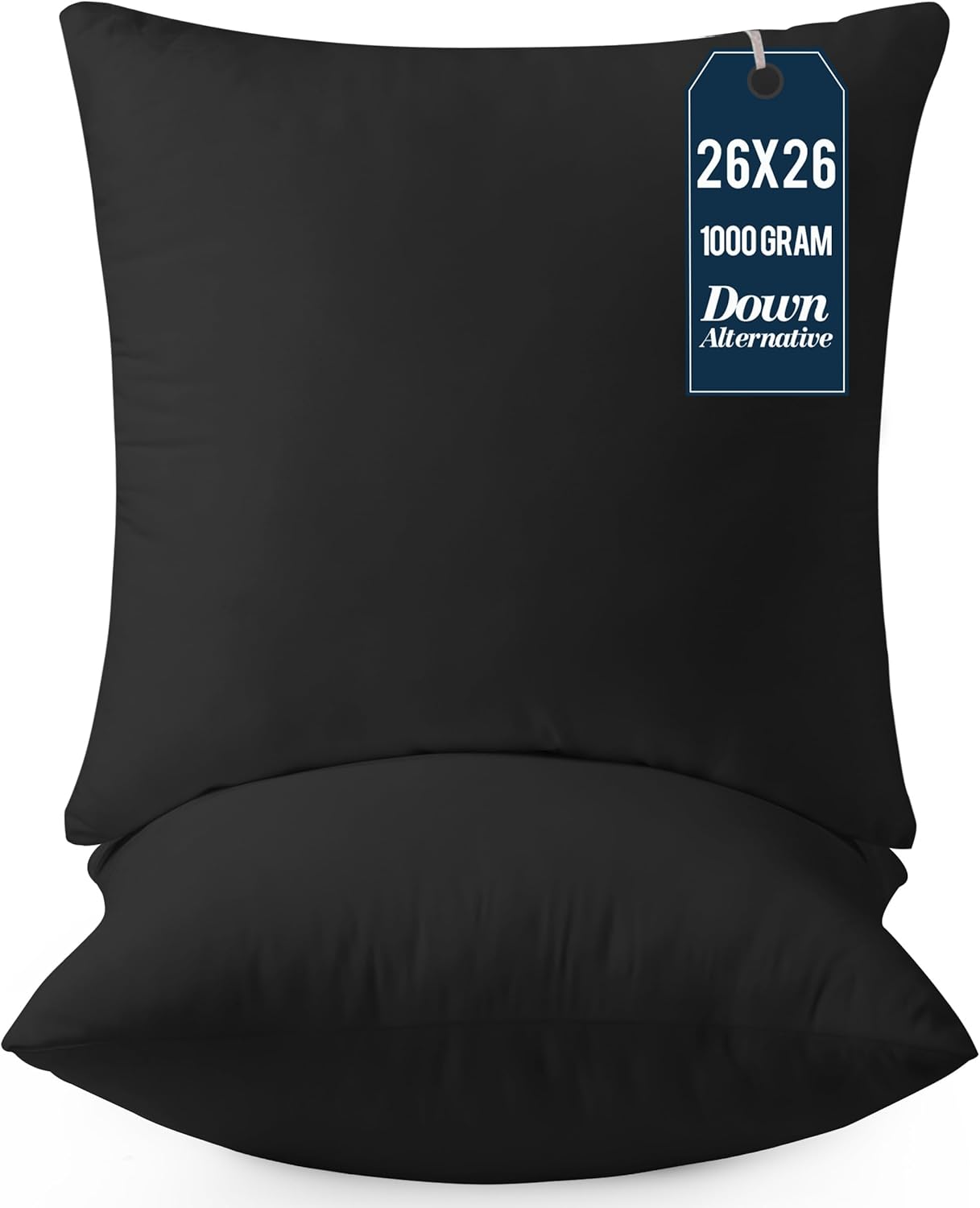 Amazon.com: Utopia Bedding Throw Pillows Insert (Pack of 2, Black) - 26 ...
