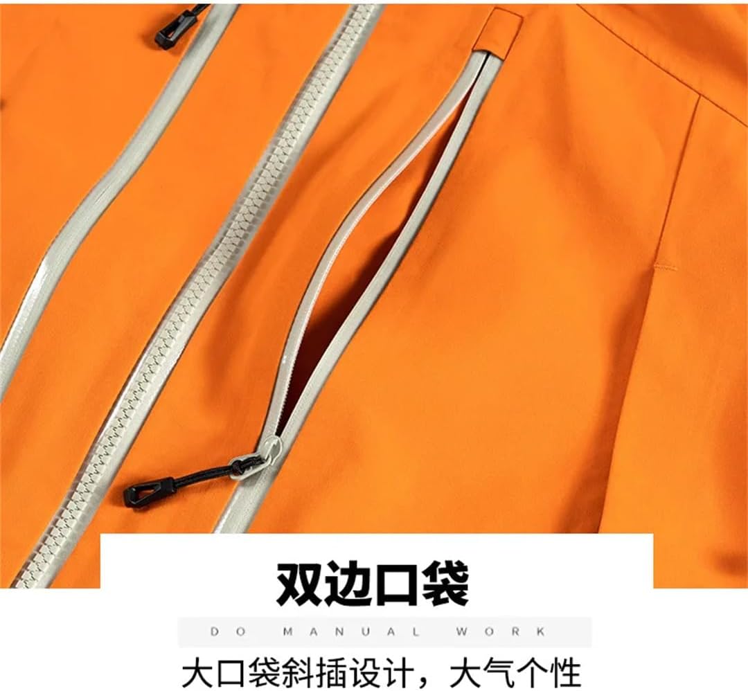 Men's Sports All-In-One Ski Camping Outdoor Leisure Mountaineering Waterproof Storm Jacket