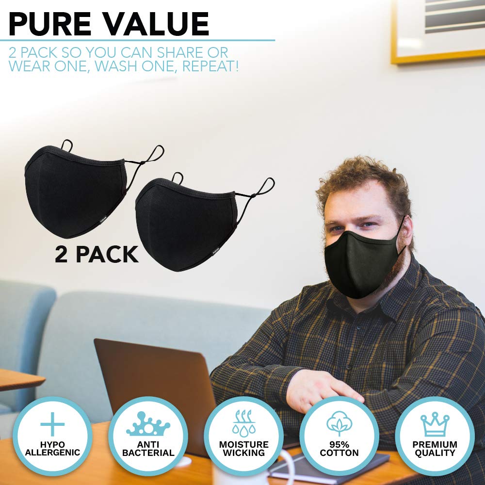 PURIAN XL Face Masks - 2 Pack -3
