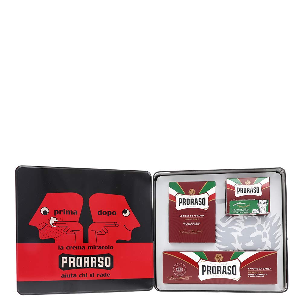 Red After Shave 100ml + Shaving Cream 150ml + Before-shaving 100ml+Jar