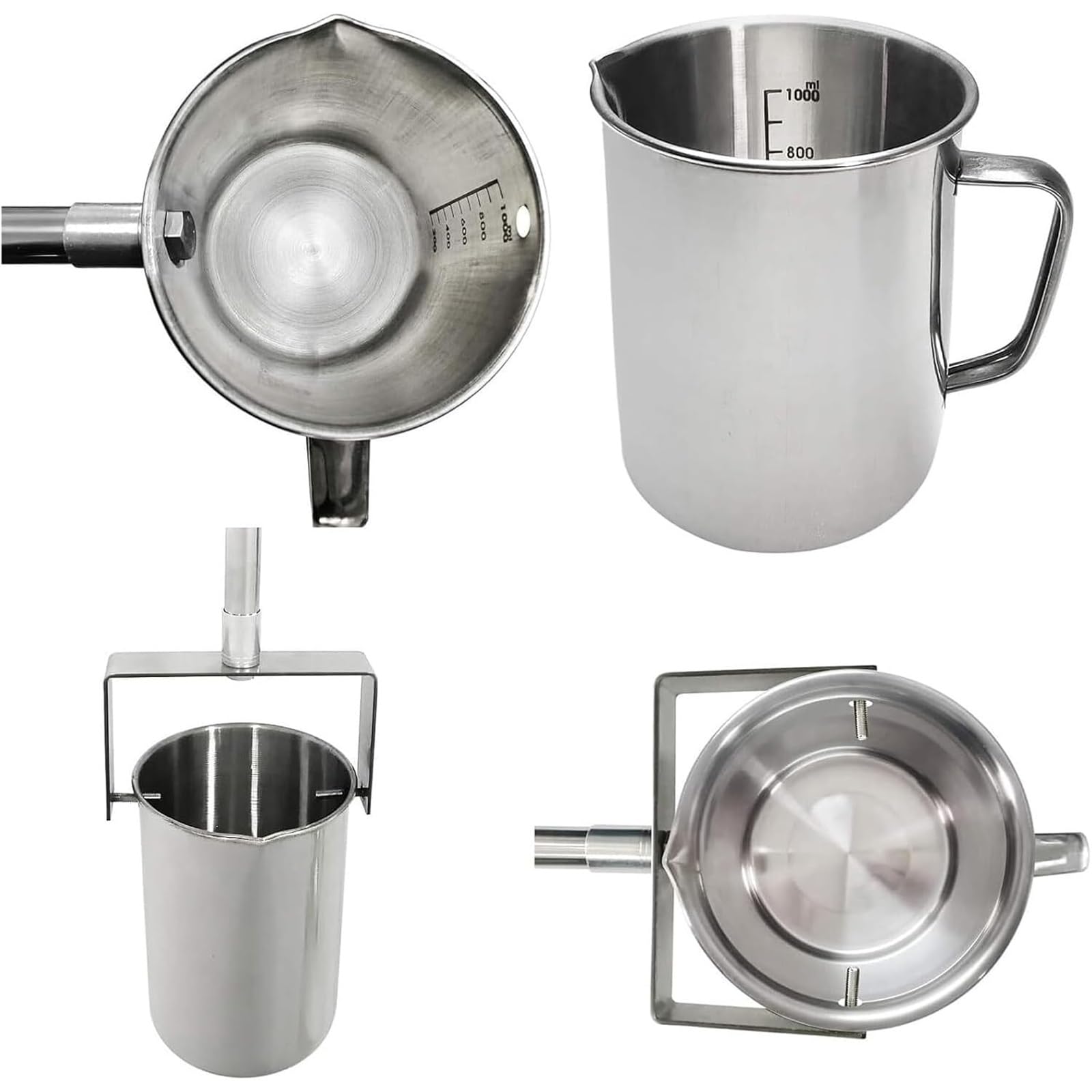 Muestreador de Agua telescópico, 500 ml/1000 ml, Varilla de Acero Inoxidable, cucharón de plástico, Vaso de péndulo, muestreador, Vaso de recolección de Agua Potable, cucharón de recolección de l