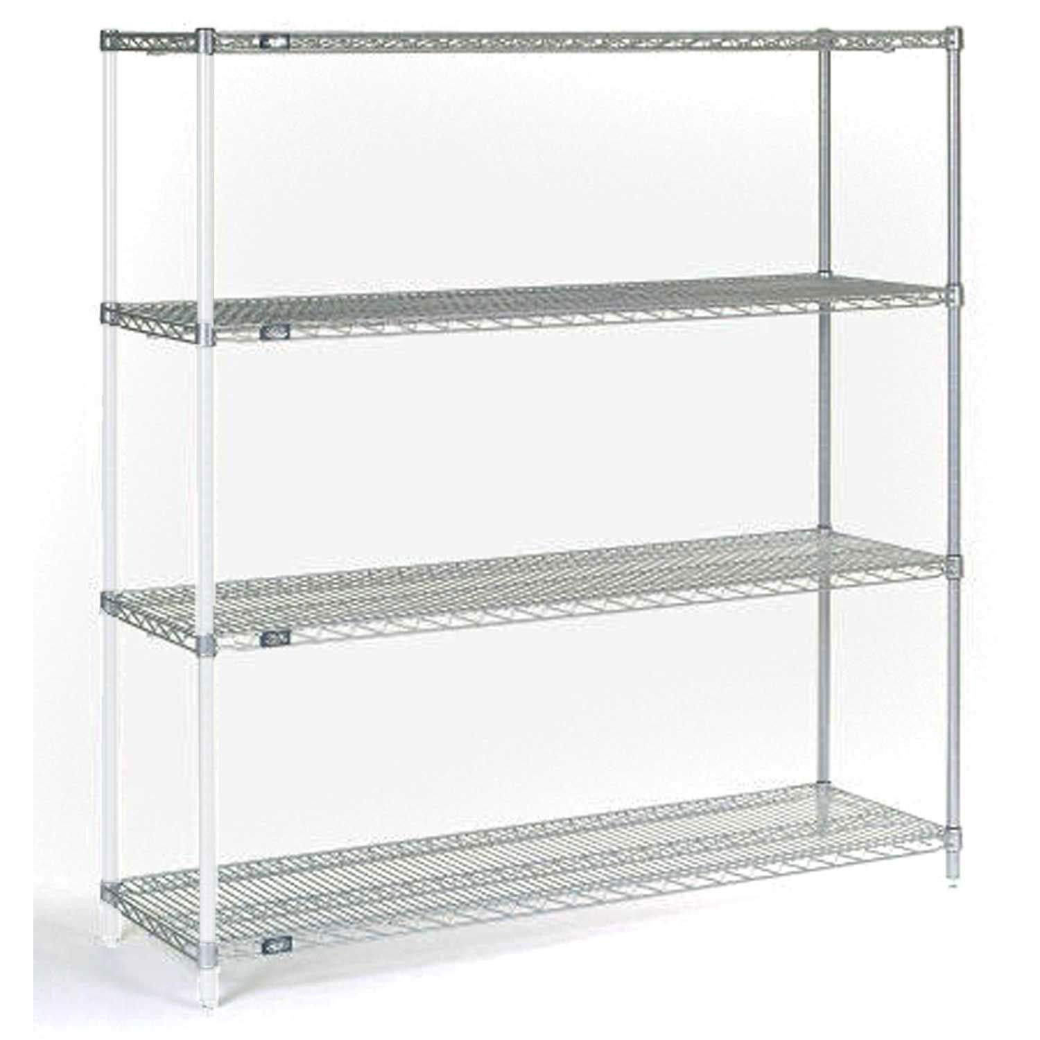 Nexel Chrome Wire Shelving Add-On - 48W x 12