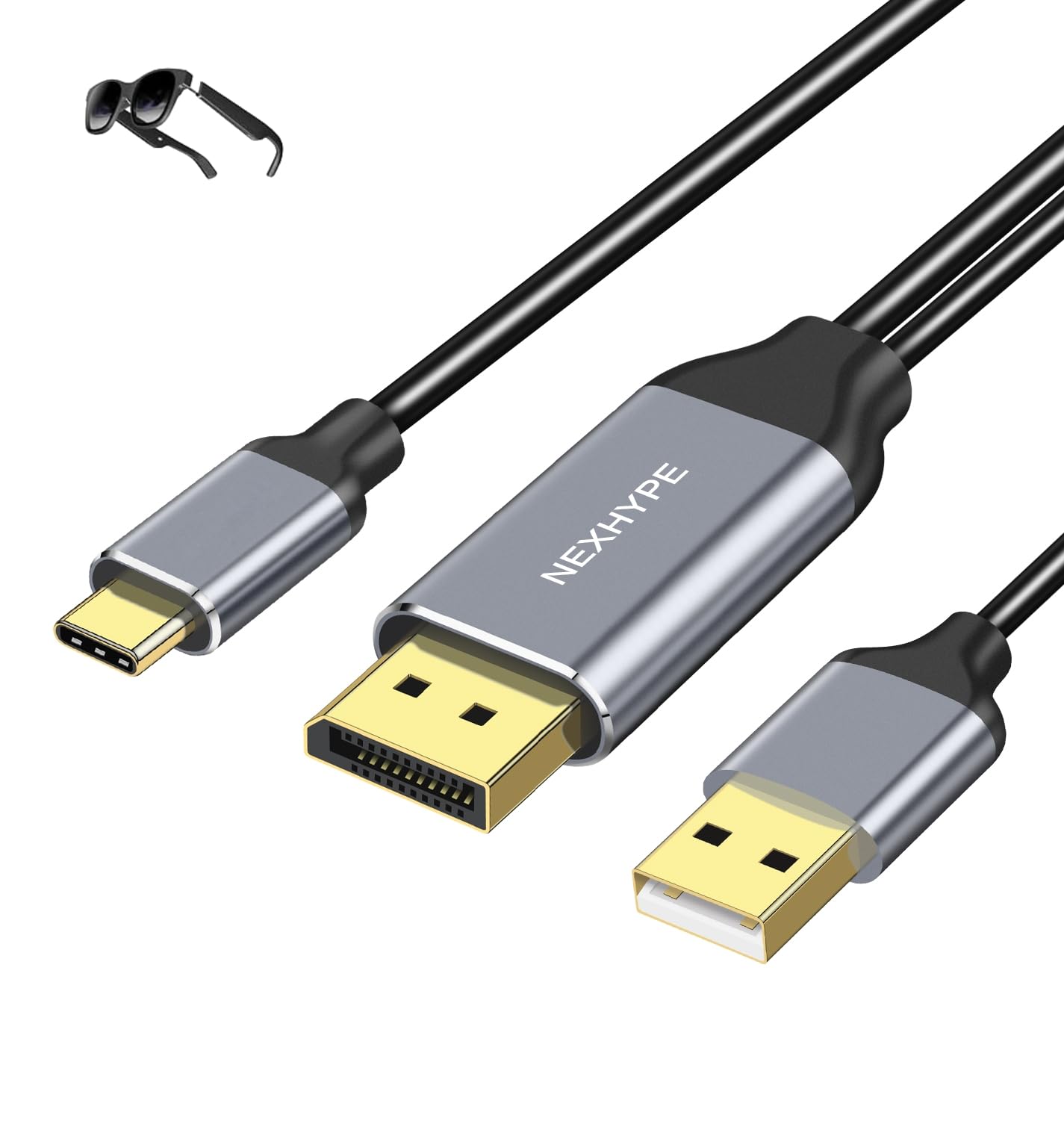 Amazon | DisplayPort to USB-C 変換ケーブル Xrea Air 4K＠60Hz 1.8M