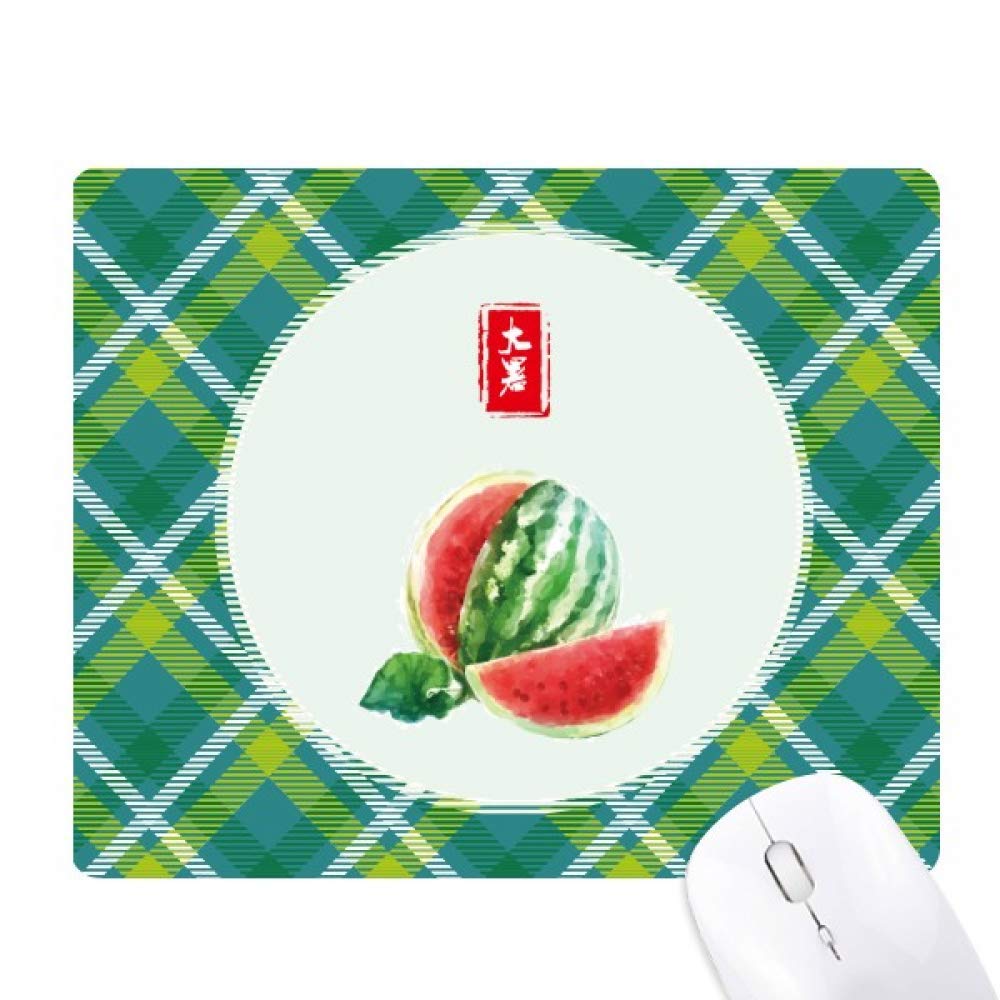 Tapis de souris grande chaleur au design de grille de pixels verte unique