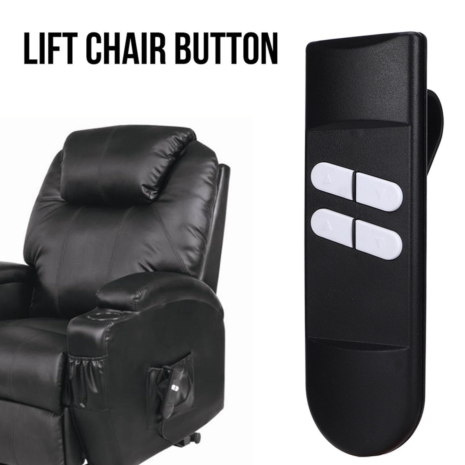 Elektrischer Liegeregler Handschalter Steuerpult Schalter Handsteuerung, 4 Tasten FüR Hebesessel, Elektrisches Sofa, Manuelle Handsteuerung