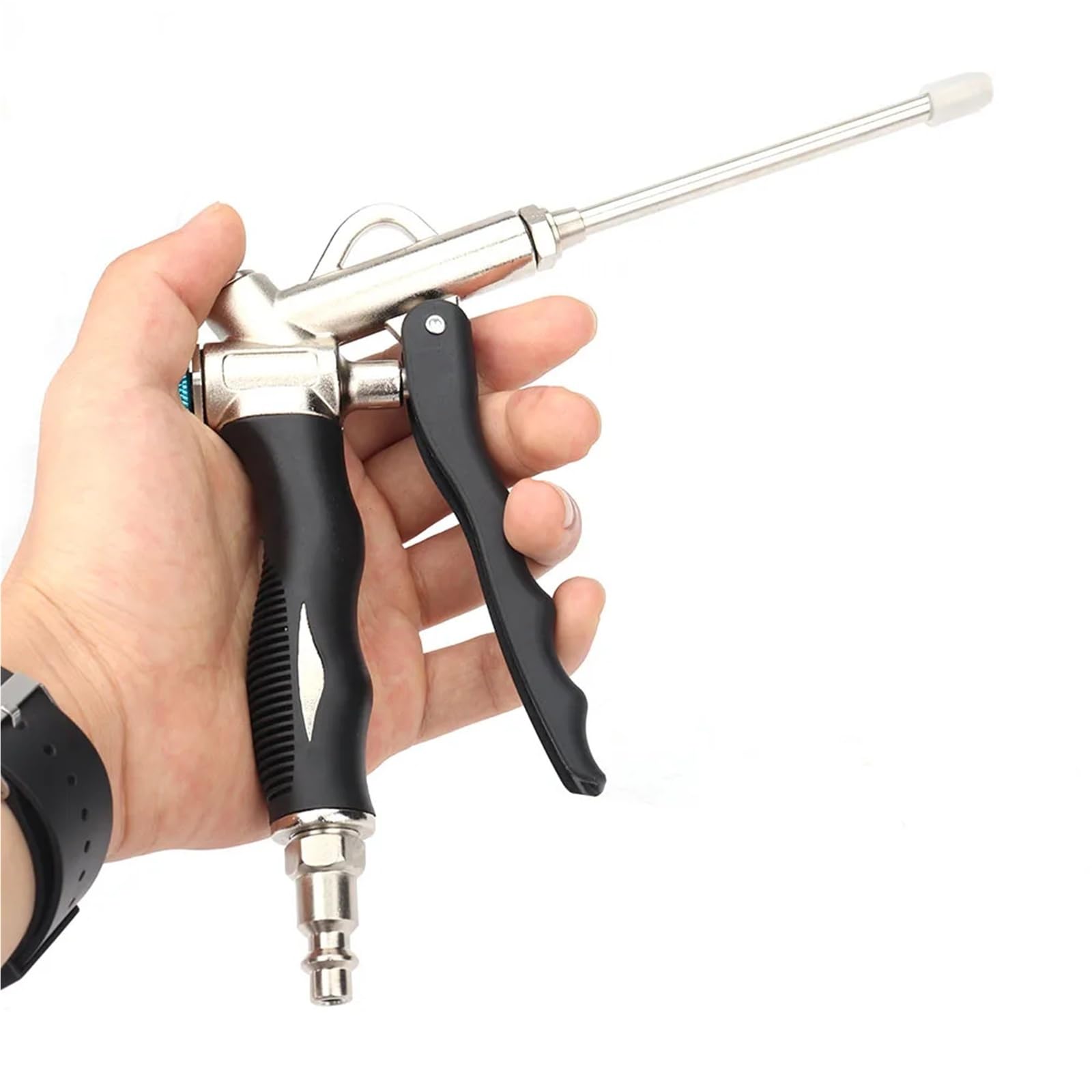 Pistola ad Aria compressa Regolabile da 1/2 Pezzi, Pistola ad Aria compressa Portatile a 2 Vie, Strumento Pneumatico for la Pulizia e la rimozione della Polvere(2pcs)