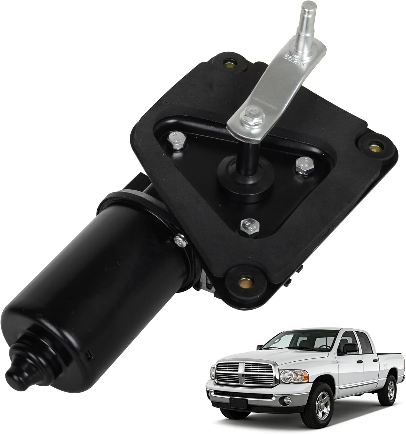 Front Windshield Wiper Motor E7TZ17508A Compatible with Ford F150 F250 F350 Bronco 1987-1996, F600 F700 F800 1990-1994, F53 F59 F Super Duty Replace OE WPM299 601-201