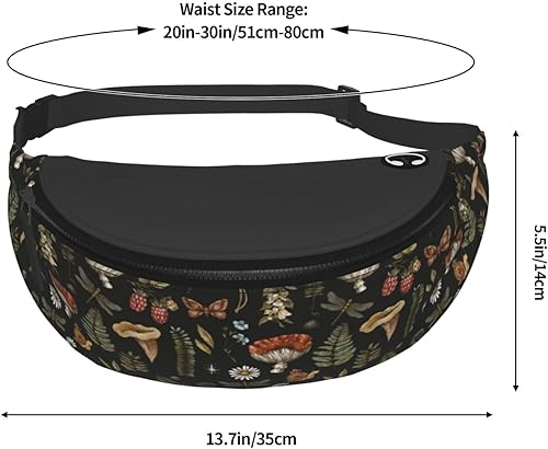 Miniatura 257 de Graffiti Instrument Music 80s 90s Microphone Fashion Casual Fanny Pack Waist Bag Men Women Adjustable Belt Waist Bag For Travel Hiking Cycling