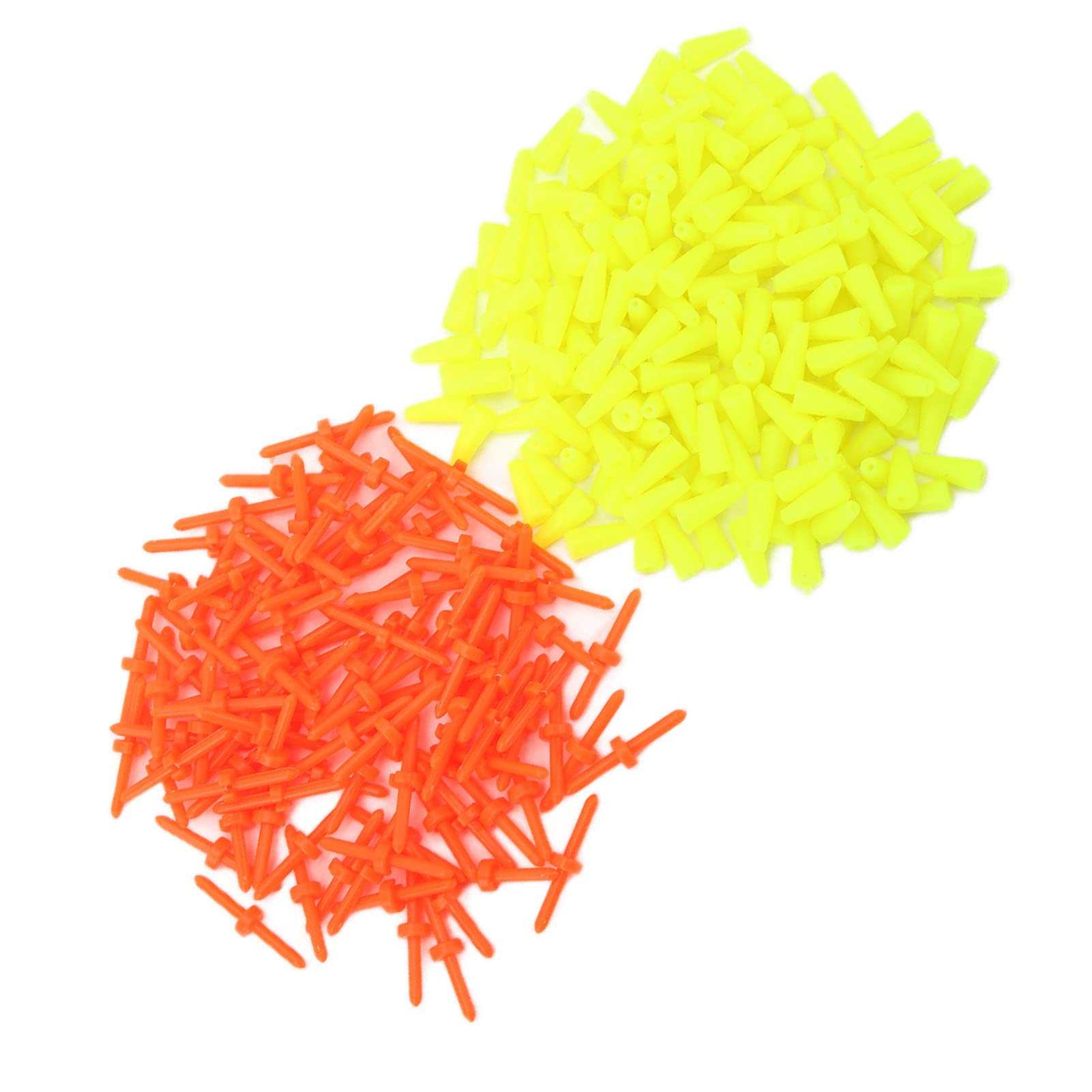 SPYMINNPOO 300pcs Bobber Stops, Rubber Fishing Bobber Stopper Anti Strong Fixation for Angling Saltwater or Freshwater Fishing line