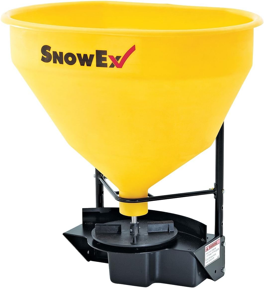 SnowEx SR210 3 Cubic Foot 12 Volt Wireless Remote Control Snow and Ice Melt Hitch Mount Broadcast Rock Salt Spreader