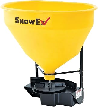 SR210 3 Cubic Foot 12 Volt Wireless Remote Control Snow and Ice Melt Hitch Mount Broadcast Rock Salt Spreader