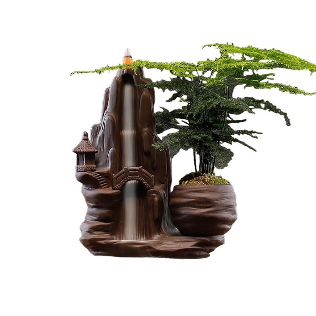Incense Holder Base Creative Backflow Aromatherapy Incense Burner Household Sandalwood Tea Ceremony Zen Ornaments