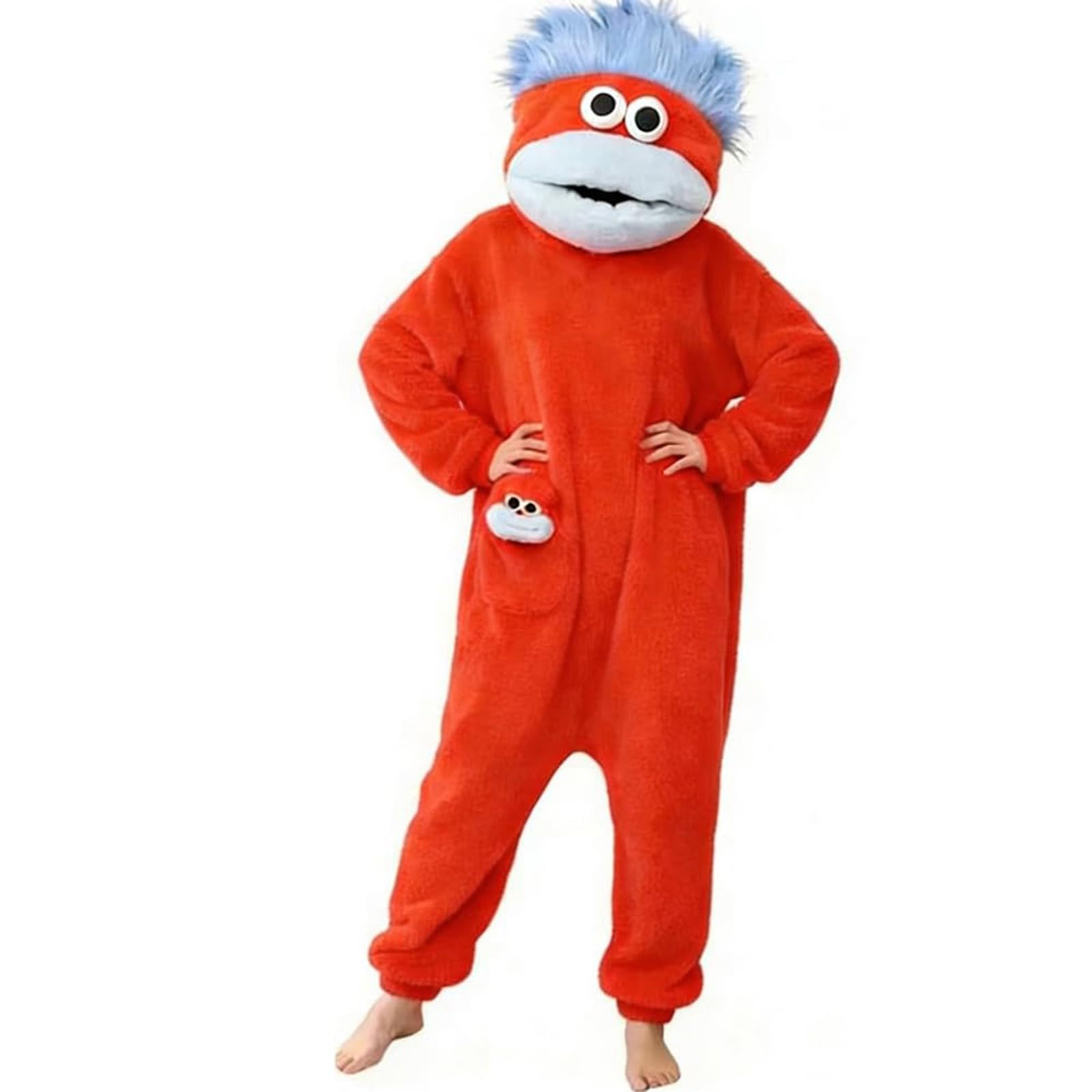 Disfraz de Halloween divertido mono de monstruo tonto, para mujeres