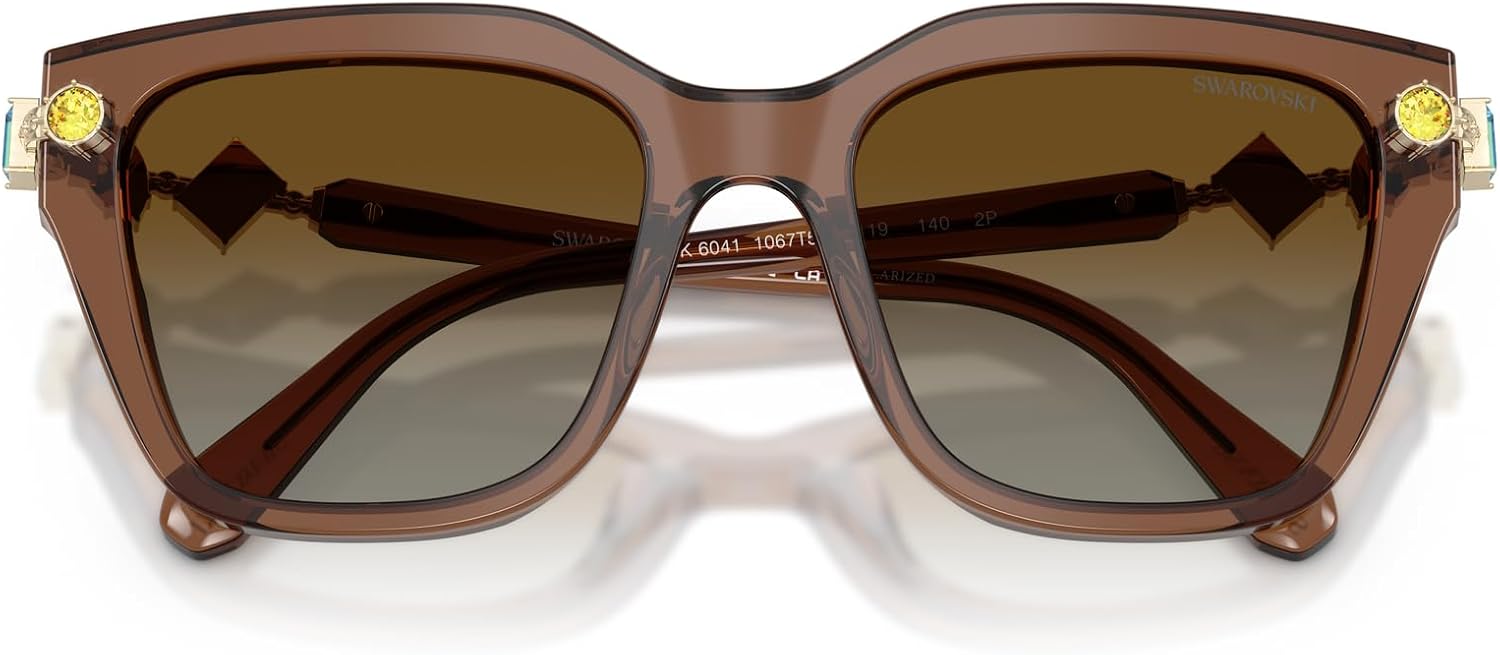 Swarovski womens Sk6041 Square Sunglasses
