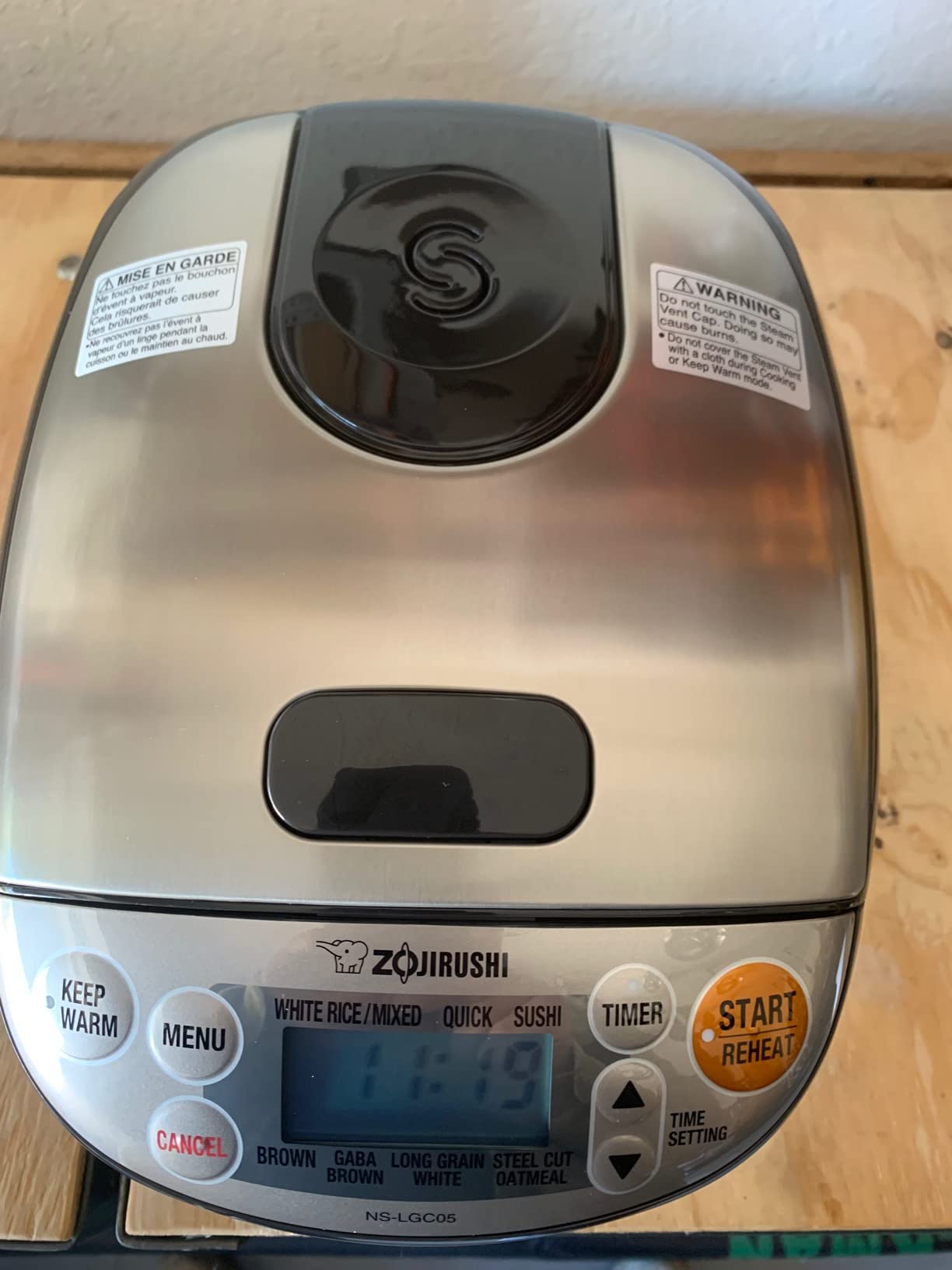 25/mo Finance Zojirushi NSLGC05XB Rice Cooker & Warmer, 3