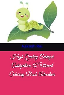 High Quality Colorful Caterpillars A Vibrant Coloring Book Adventure