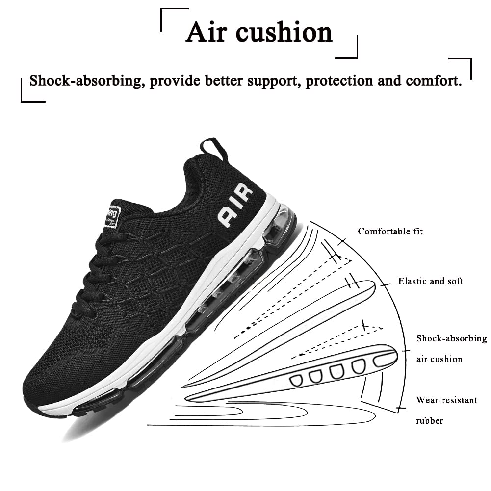 sotirsvs Uomo Donna Air Scarpe Running Sneakers da Ginnastica Corsa Casual da Fitness Scarpe da Tennis Jogging Sportive 34-46 EU