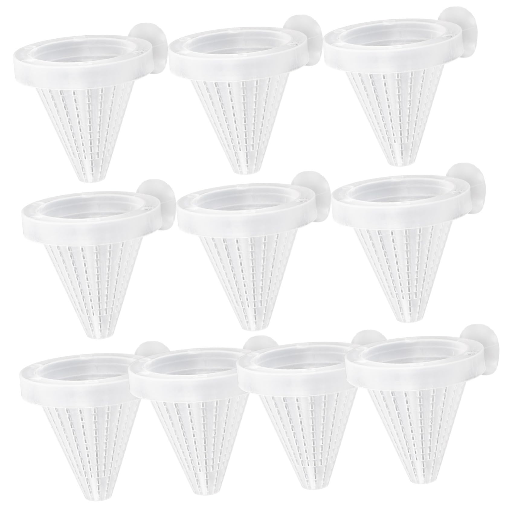 BUGUUYO Safe Material Fish Feeder Suction Aquarium Feeding Cups for Fish Food Ring Random Color