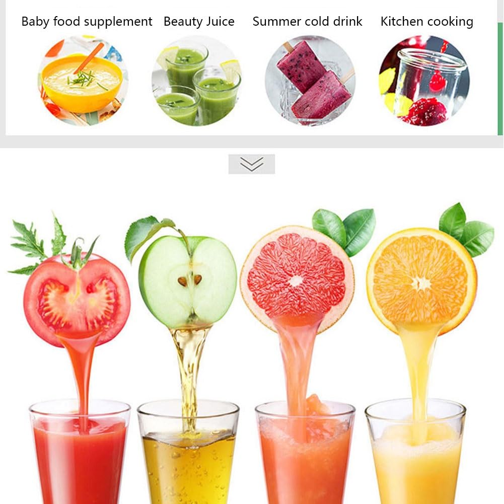 Frullatore Spremiagrumi Smoothie Blender Maker Frullatore Multifunzione Con 4 Lame 22000 Rpm Per Frutta, Verdura, Smoothie, Milkshake, Trita Ghiaccio, Spezie Con Tazze Portatili Senza BPA 600 Ml 250W