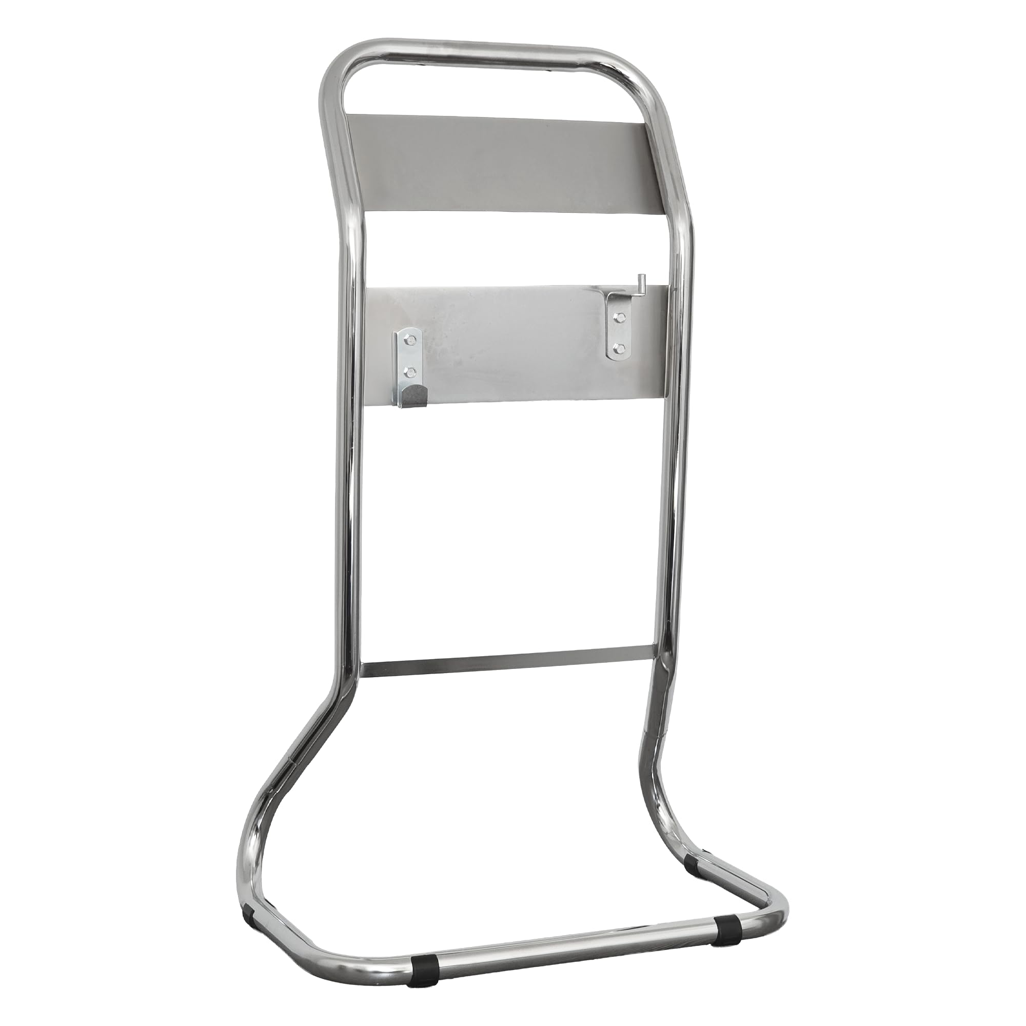iCan Double Chrome Fire Extinguisher Stand – Dual Holder with CO2 Adapter for Commercial Use