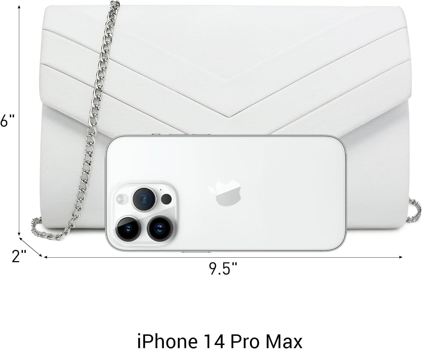 Dasein Women's Evening Bags Formal Party Clutches Wedding Purses Cocktail Prom Handbags - Image 6