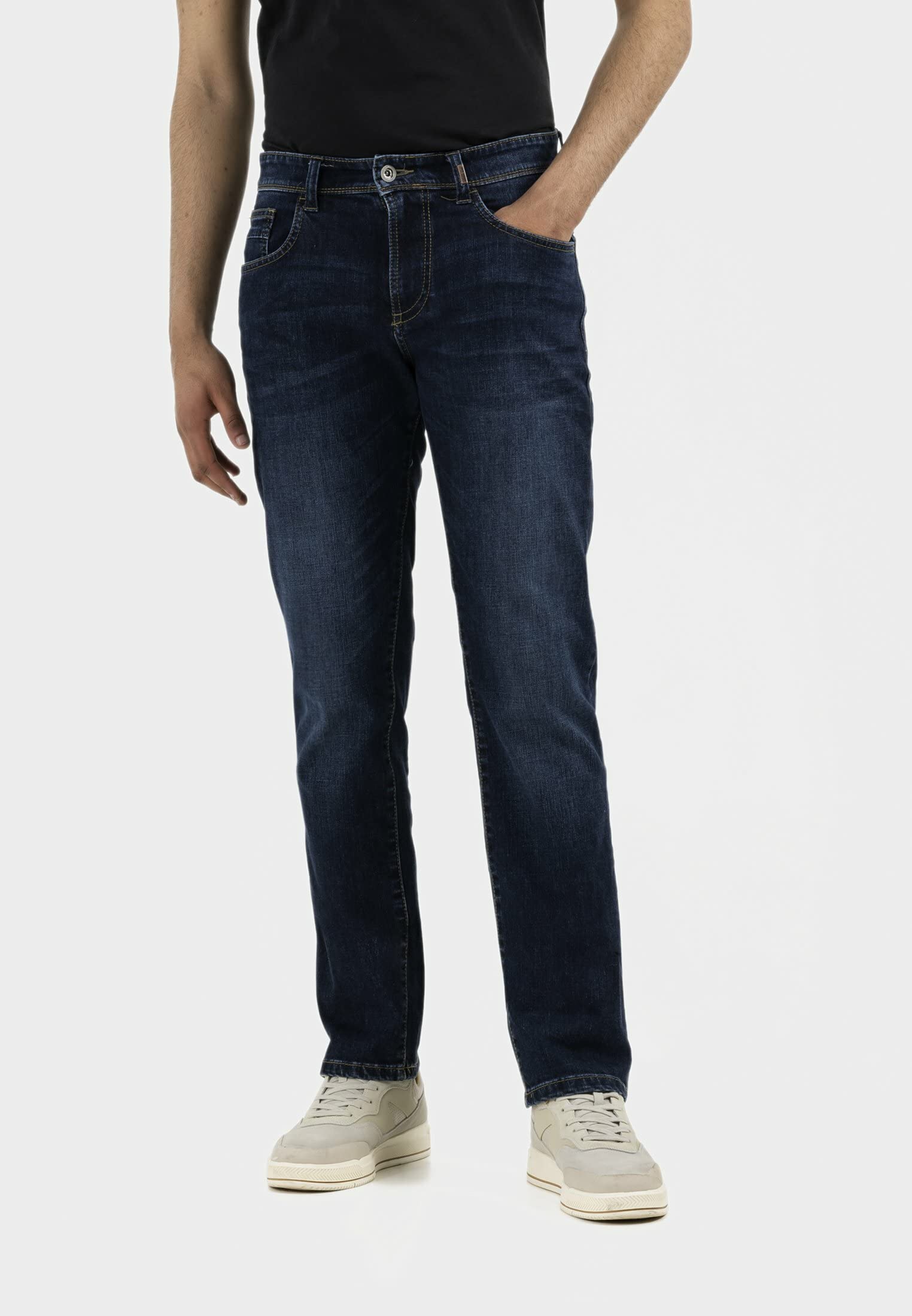 camel active Herren Jeans Hose Woodstock Flexxxactive Denim Midblue (42)