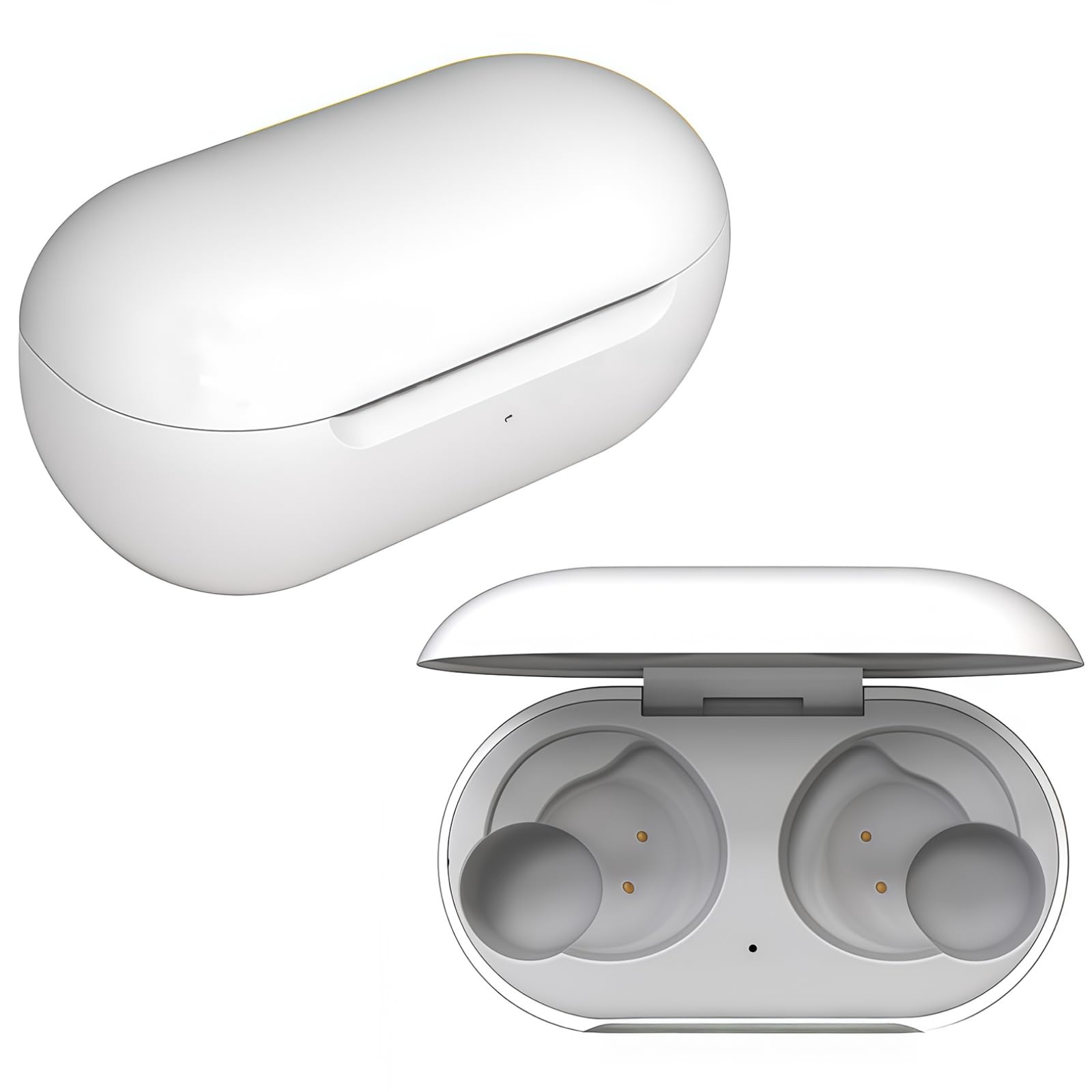 Custodia di ricarica per Samsung Galaxy Buds, scatola di ricarica wireless con cavo USB-C, compatibile con Galaxy Buds SM-R170/R175, batteria da 430 mAh, portatile, design leggero