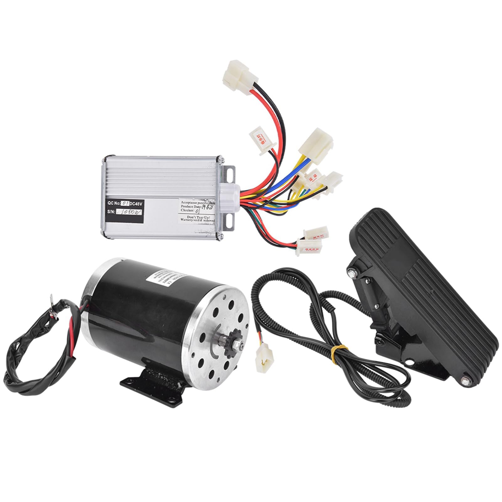 Aluminium stopu sterownika sterownika pędzla do elektrycznego zestawu skuterów 48V 1000W 3PCS stabilne i lekkie starsze skutery