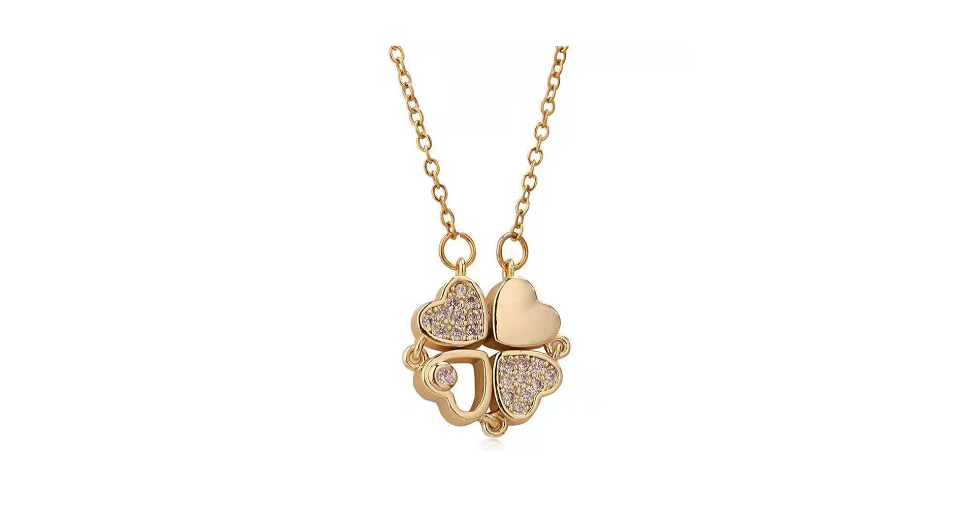 Amazon | [Ldabrye] 4 イン 1 着用幸運の四つ葉のクローバー