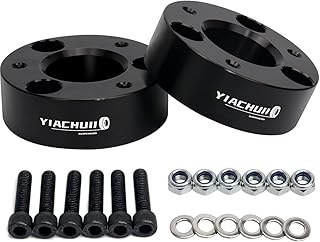 2.5" Front Leveling Lift Kits for 2006-2019 2020 Dodge Ram 1500 4WD, 2005-2011 Dodge Dakota 2WD, YiaChuii Raise 2.5 Inch Front Strut Spacer Suspension Lift Kits Lift Spacers