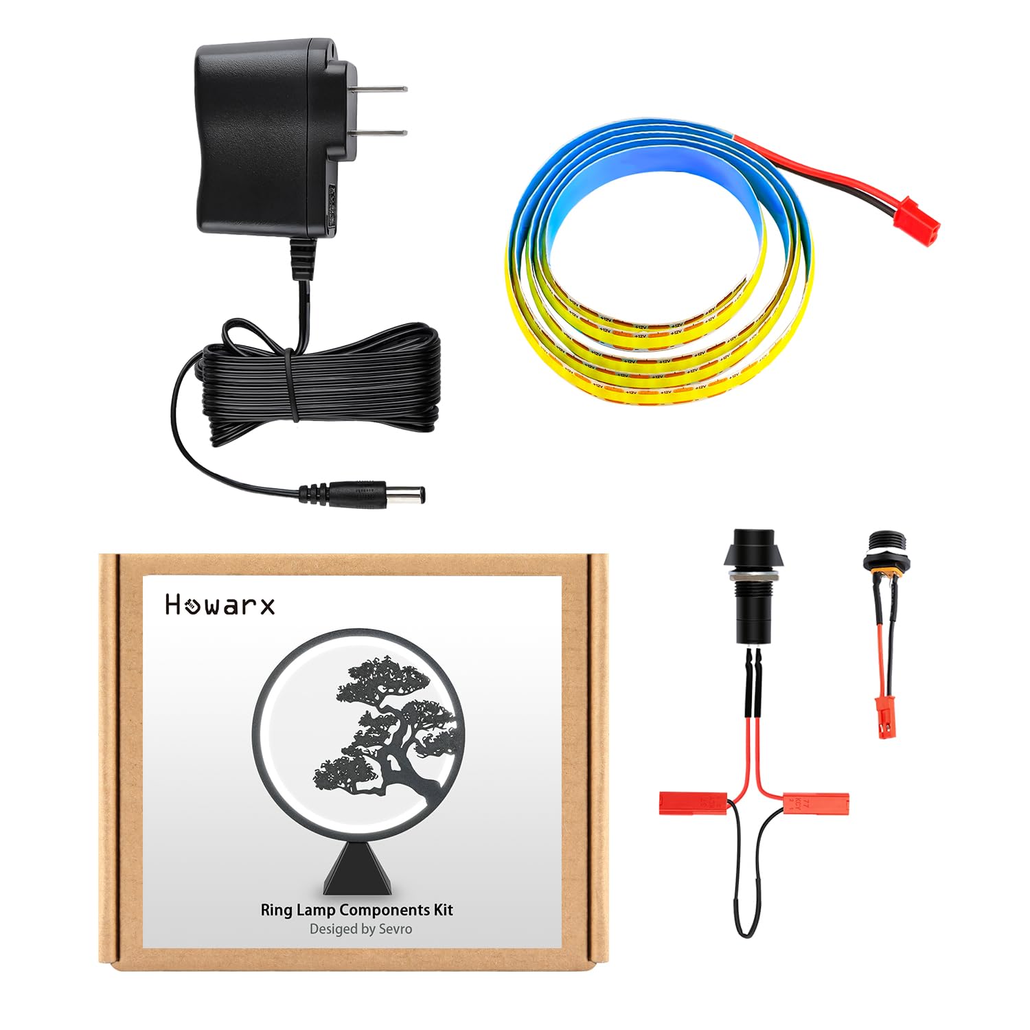 Howarx 3D Printing Accessories for Ring Lamp Components Kit