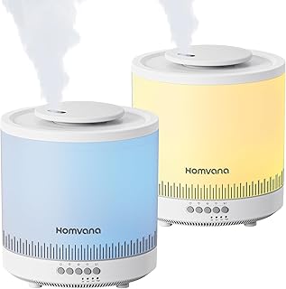 Homvana Cool Mist Humidifiers with Essential Oil Diffuser
