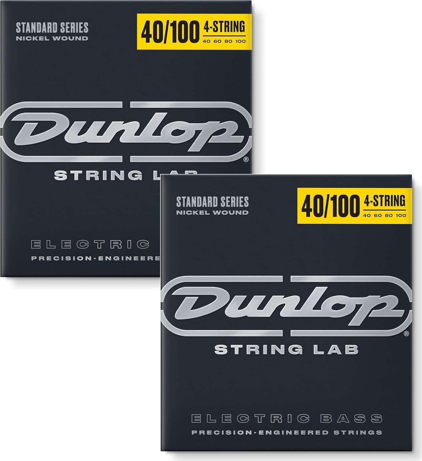 ダンロップ(DUNLOP) ベース弦 ニッケル巻 ライト .040-.100 4弦/セット DBN40100 (2本パック)