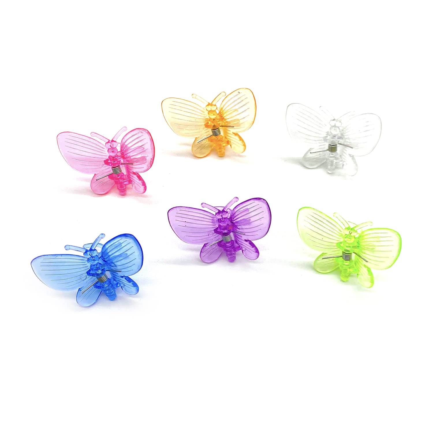30 clip colorate a forma di farfalla, per orchidee e piante da giardino