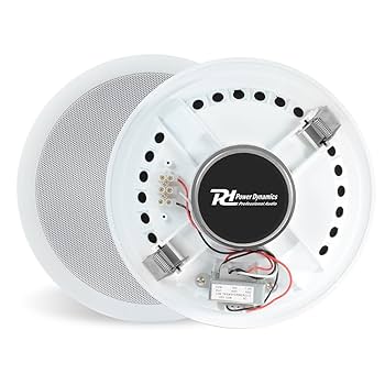 (未使用･未開封品)6IN Ceiling Speaker 8Ohm White IC5/IC6: 8 Ohms In-ceiling Speaker