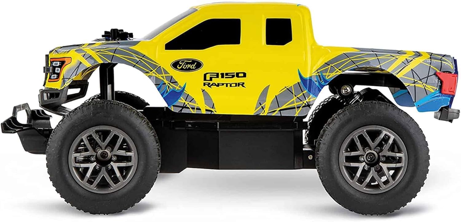 Carrera 370182020 Carrera RC Ford F-150 Raptor zdalnie sterowana ciężarówka autentyczność dzięki oryginalnej licencji i lekkiej, wydajnej konstrukcji wytrzymała konstrukcja