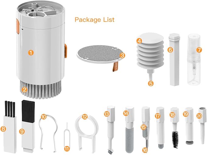 Flexman Kit de limpieza para teclado 20 en 1 miniatura 5