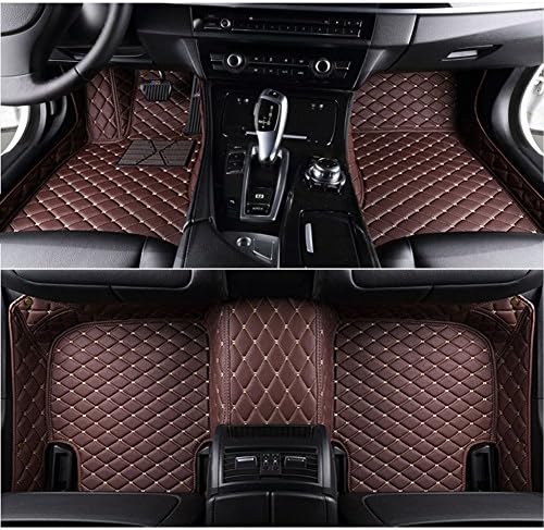 LIGAPLO Car Floor Mats Custom Fit All-Weather Covered Car mat Carpet Waterproof Floor Auto Mats for BMW F15 E70 X5 2007-2017 (Coffee, E70 2011)
