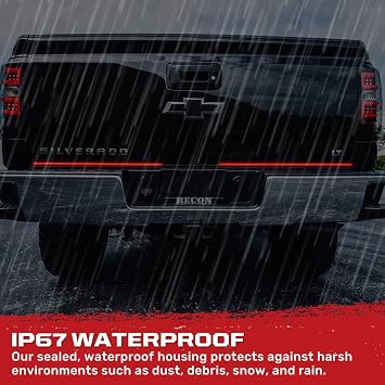 Recon Truck Accessories 26426XHP Tailgate Bar