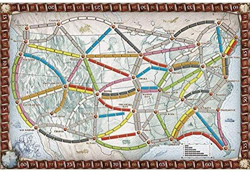 Ticket to Ride, Multicolor, 310 mm x 310 mm x 100 mm - Image 4