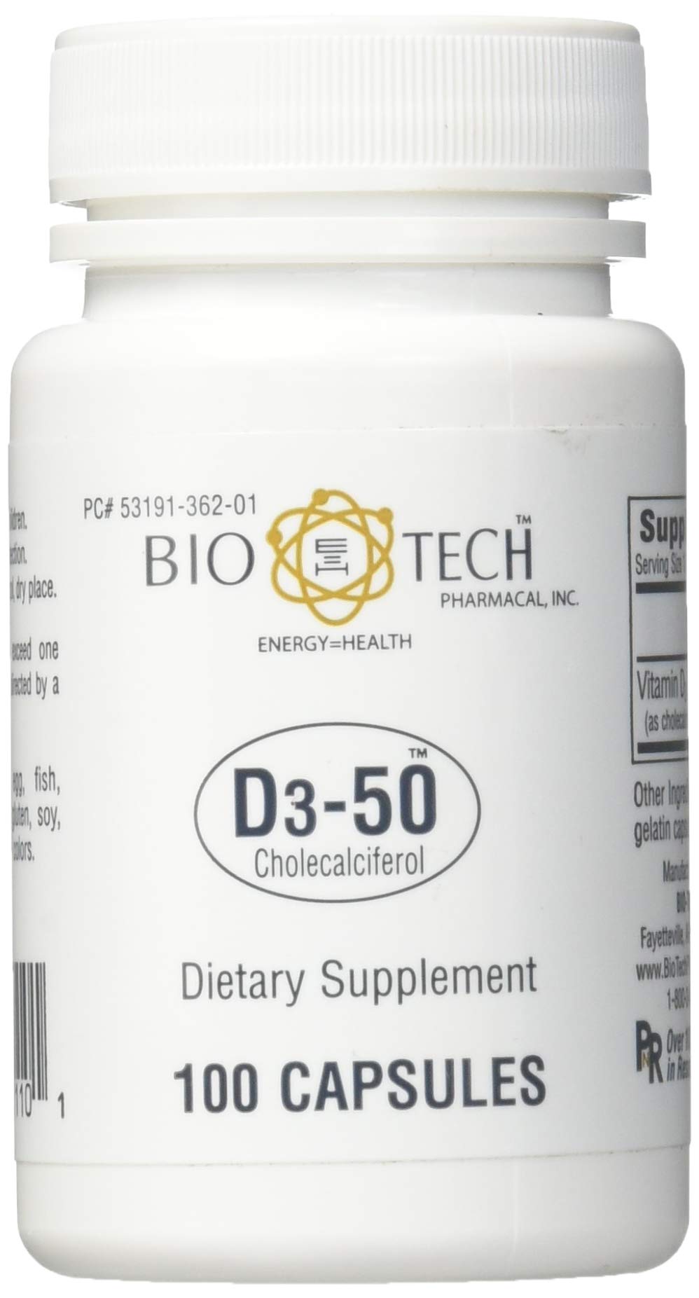 Timken Bio-Tech - D3-50 50,000 Iu, 100 Count