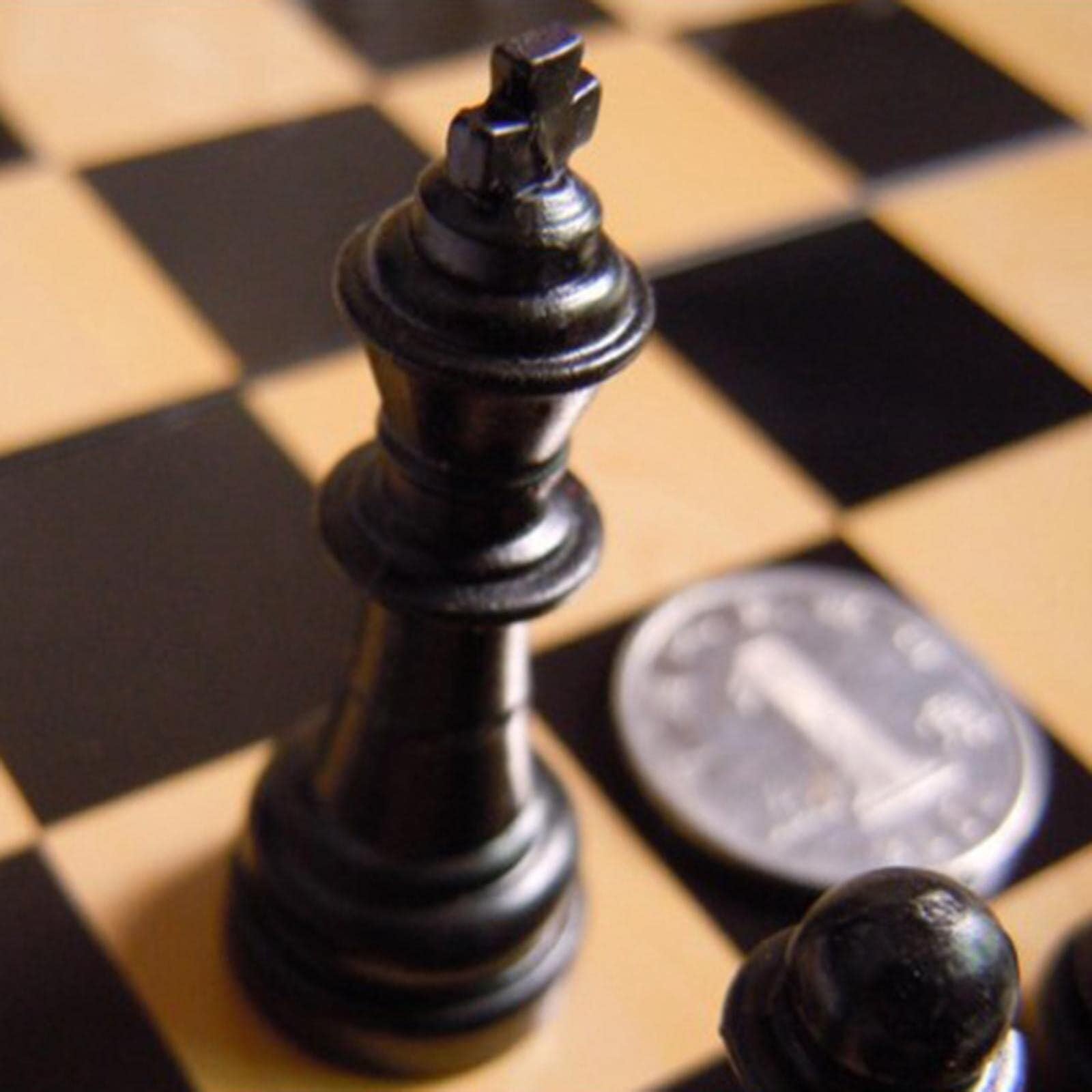 Échecs Apprenez à Jouer à des Jeux de société de stratégie échecs | Jeux d'échecs de voyage pliants magnétiques for débutants, for adultes et enfants