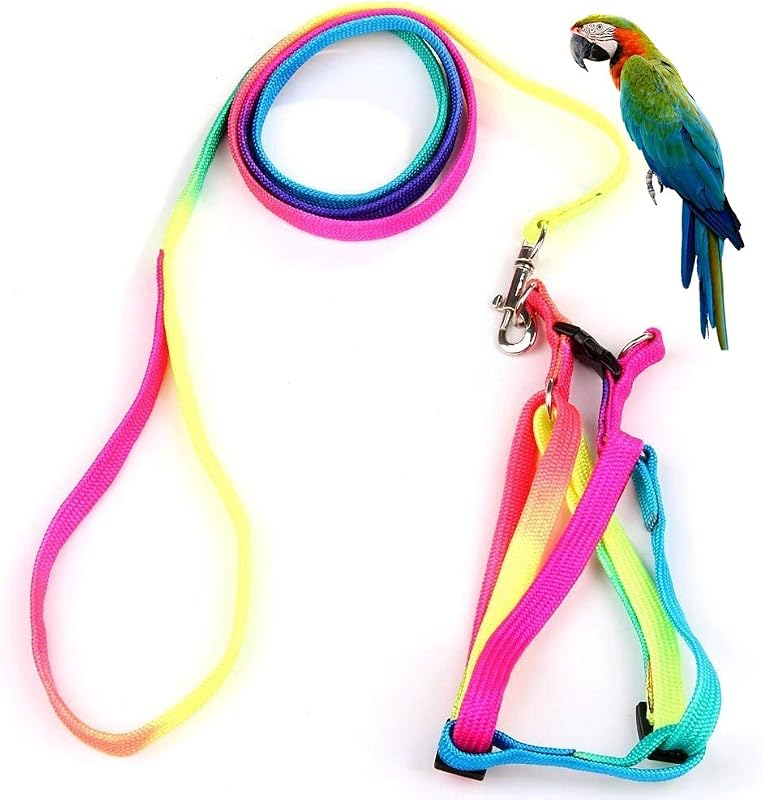 Peitoral para Aves Hypeety com Guia Ajustável de Nylon, Tamanho L